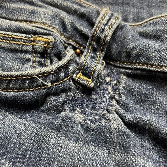 Joe's Jeans The Vixen Cut Off Shorts Dark Blue Denim Wash Size 31 - Picture 4 of 6